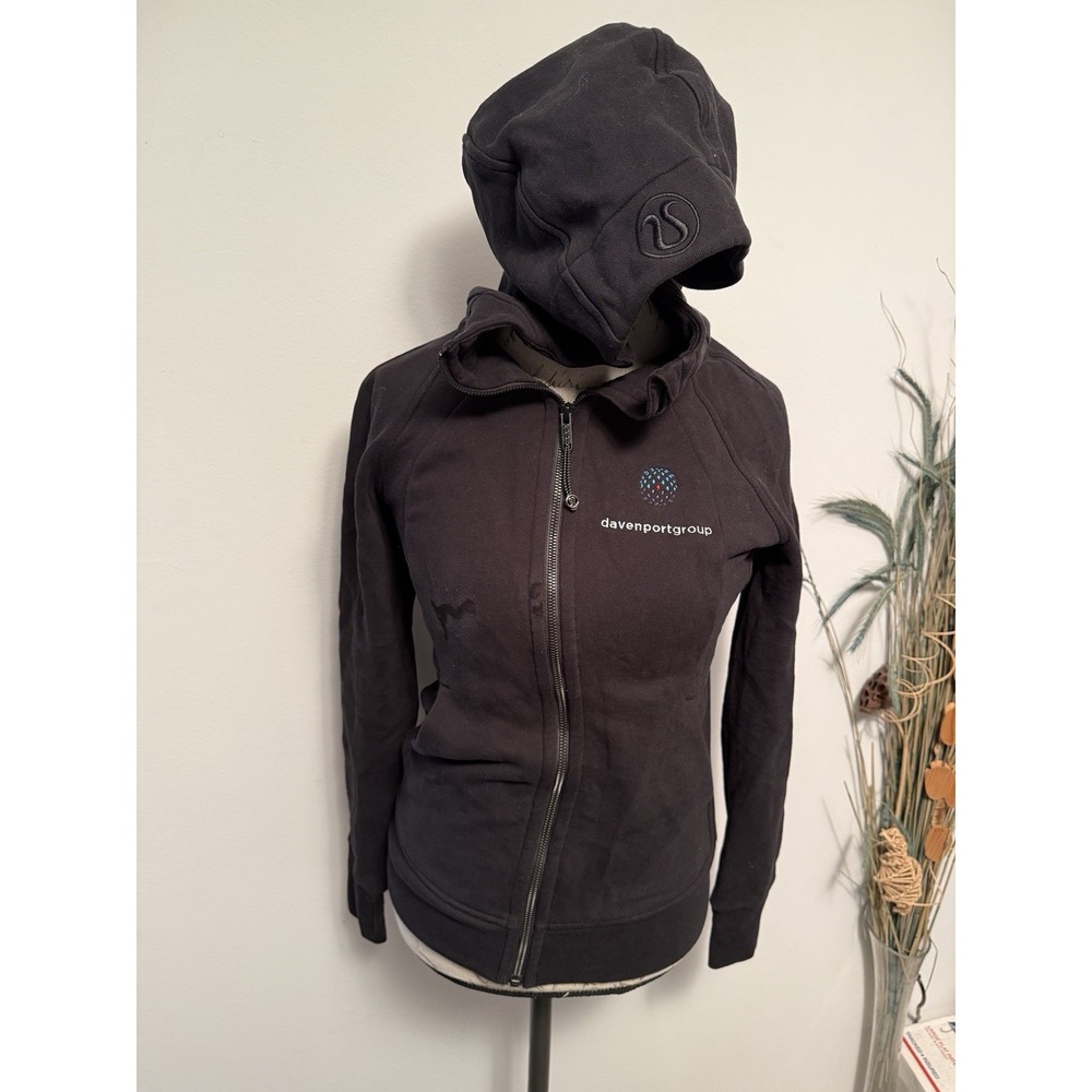 Lululemon Scuba Full-Zip Hoodie Black Size 6 Women's Flaw‎
